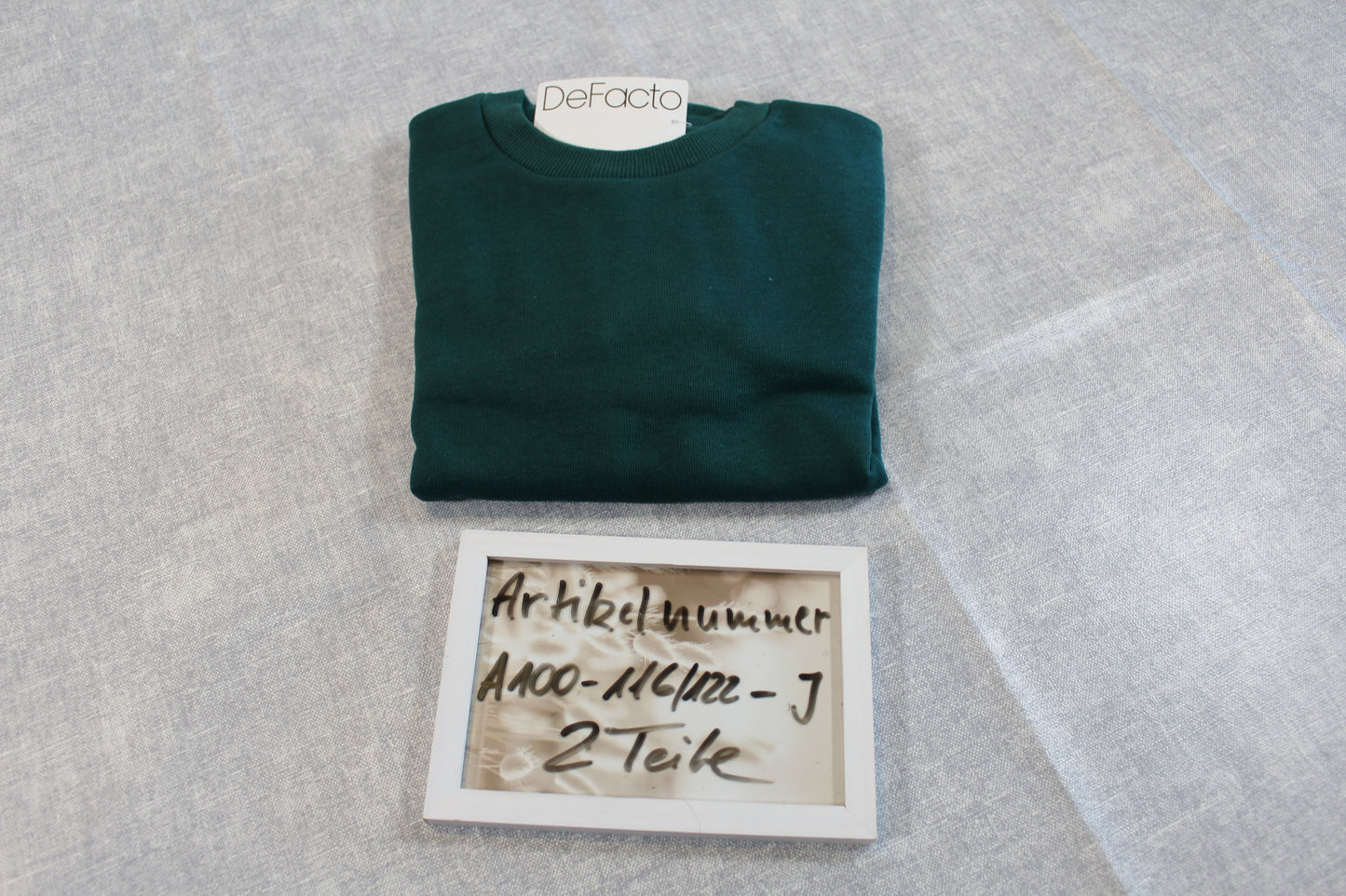 116/122 Grüner Pullover Jungs