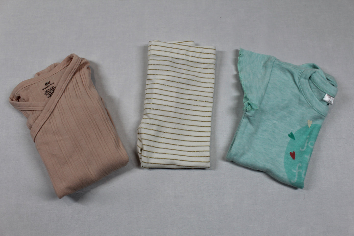 Set Bodys Uni Leggins Weiß Mädchen 74/80