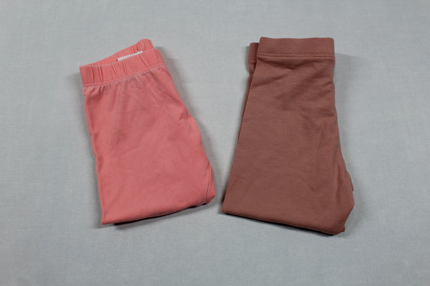 Set Leggins Uni Rosa Dunkelrosa Mädchen 74/80