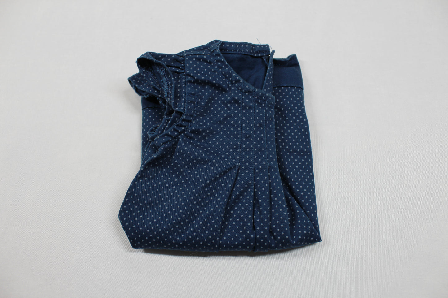 Blau Gepunktet Kleid Mädchen Mädchen 68