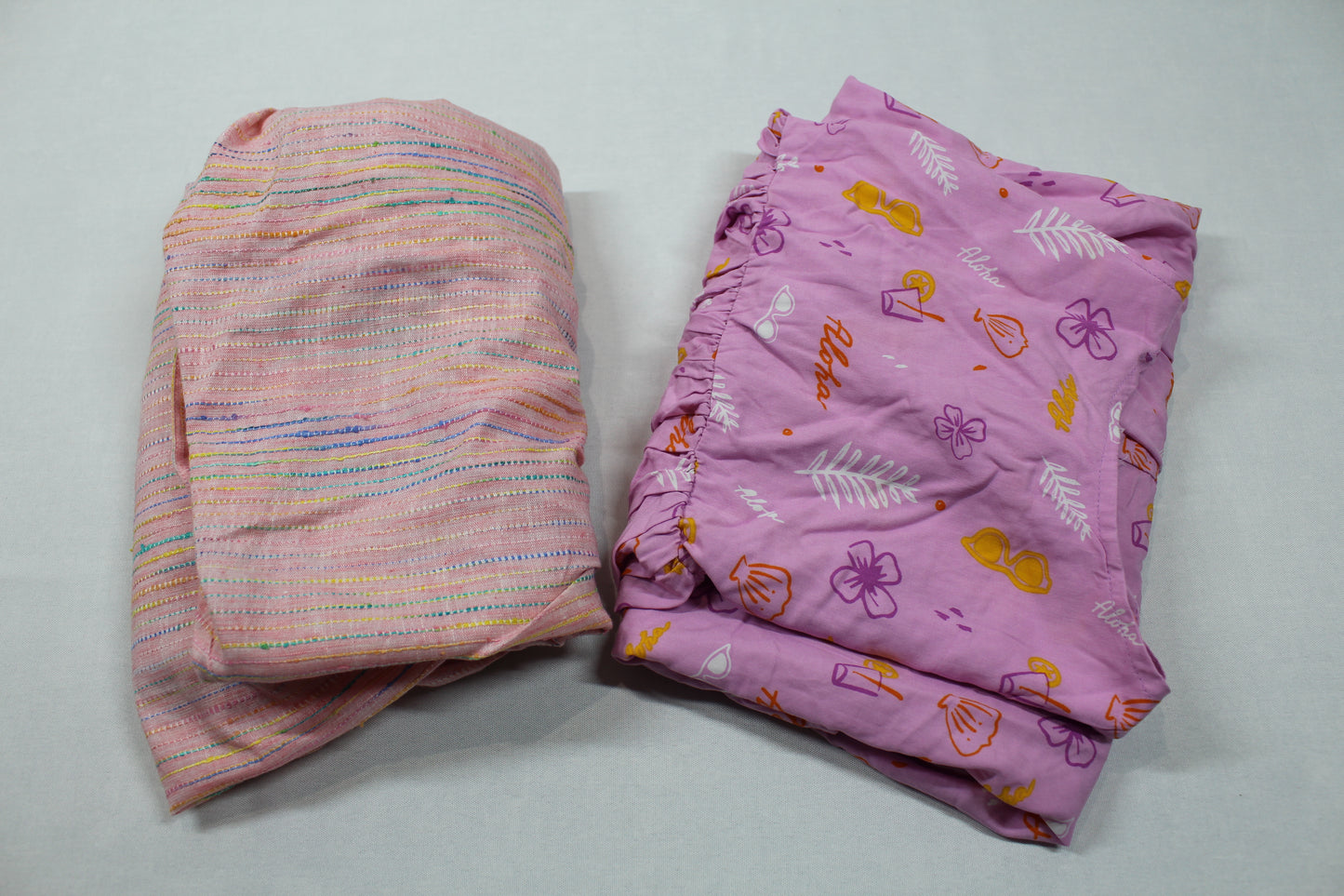 Set Sommerkleider bunt Motiv Mädchen A-Ware 158/164