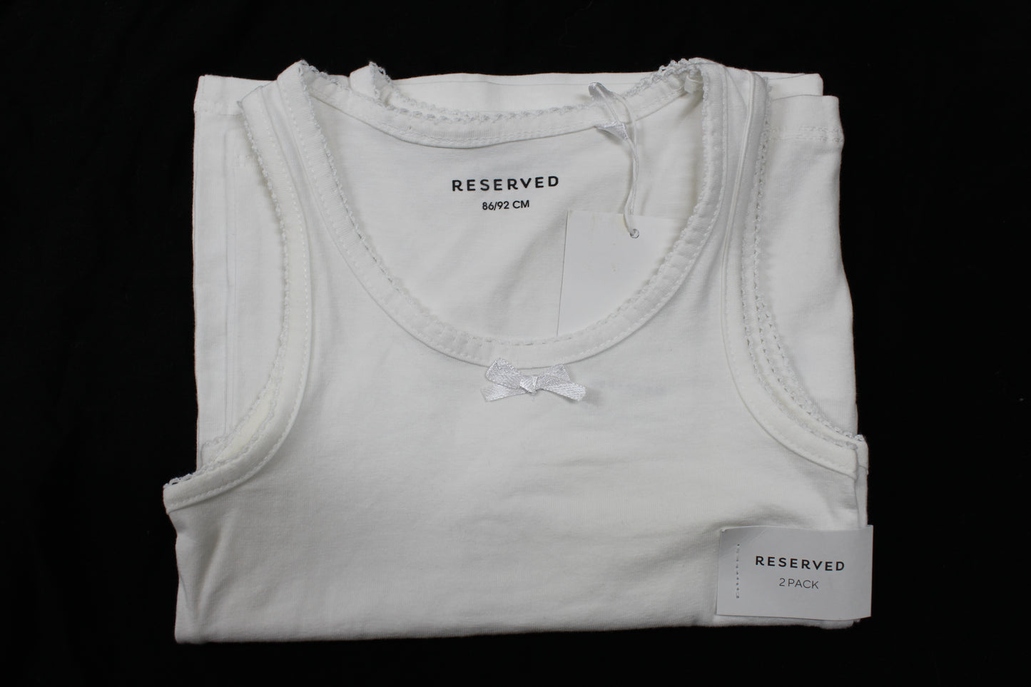 Set leichte Sommer Shirts weiß Mädchen A-Ware Sommer Kids 86/92