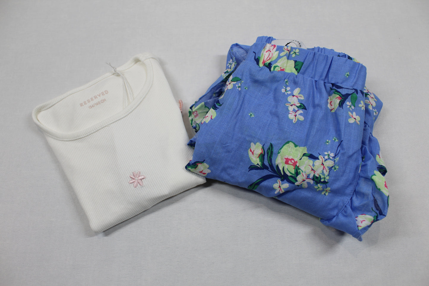 Set Blumenrock T-Shirt Mädchen 134/140