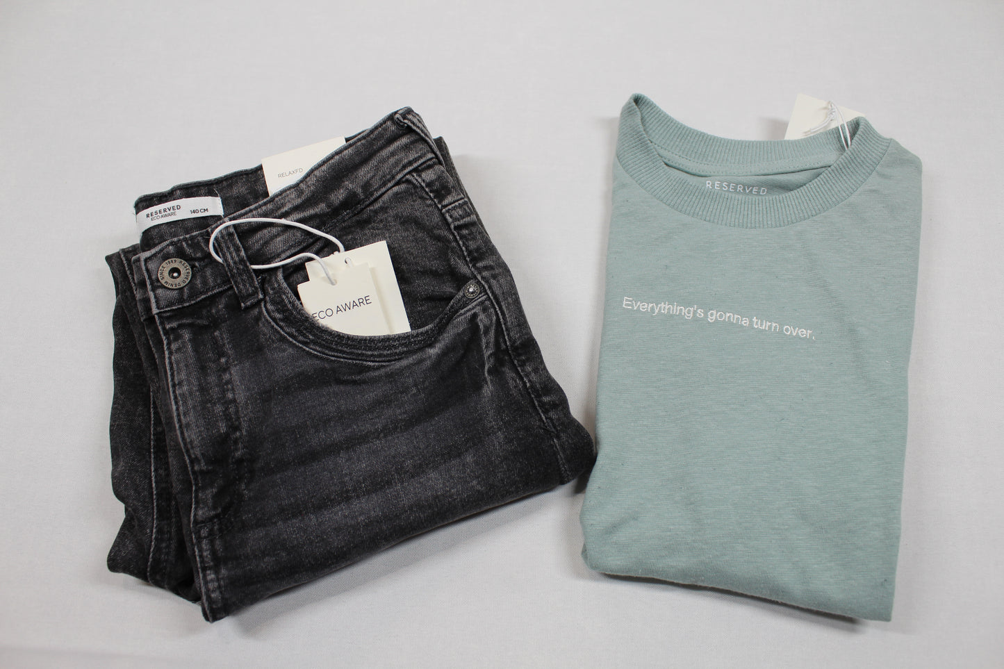 Set lange Jeans T-Shirt Jungs 134/140