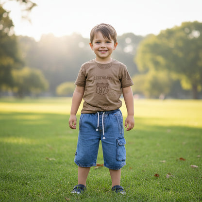 Set Bluejeans T-Shirt Jungs 122/128