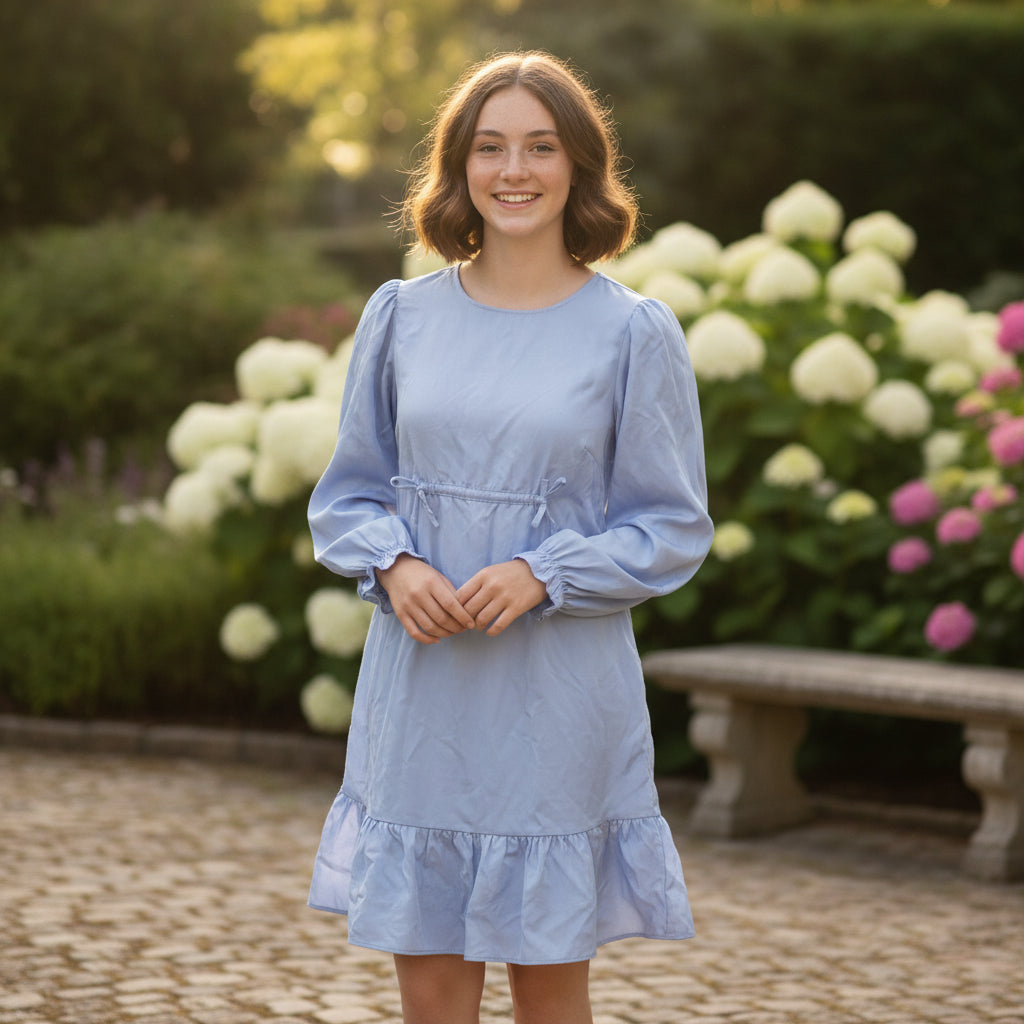 Kleid Langarm Mädchen 158/164 Outlet