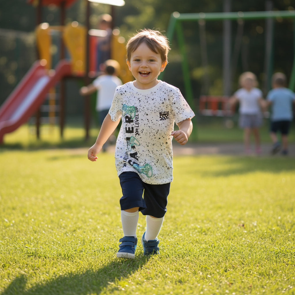 Set Short T-Shirt Jungs 110/116 Outlet