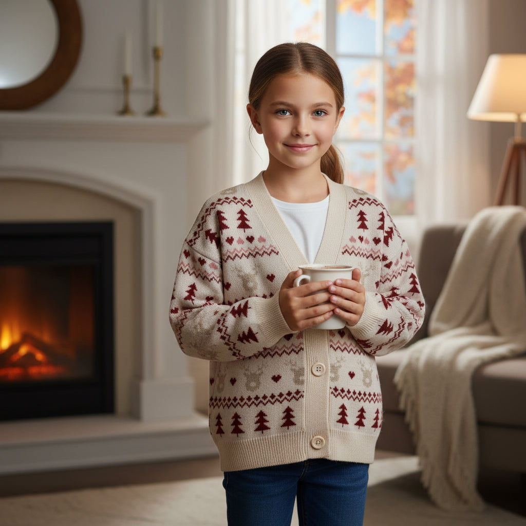 Weihnachtsweste Mädchen 116 Outlet
