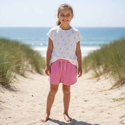Set kurze Short T-Shirt Outlet Mädchen 146/152