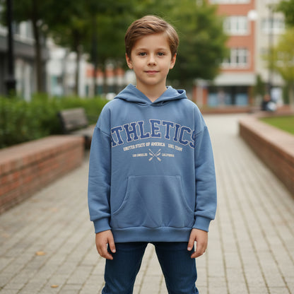 stylischer Pullover mit Kapuze 122/128 jungs