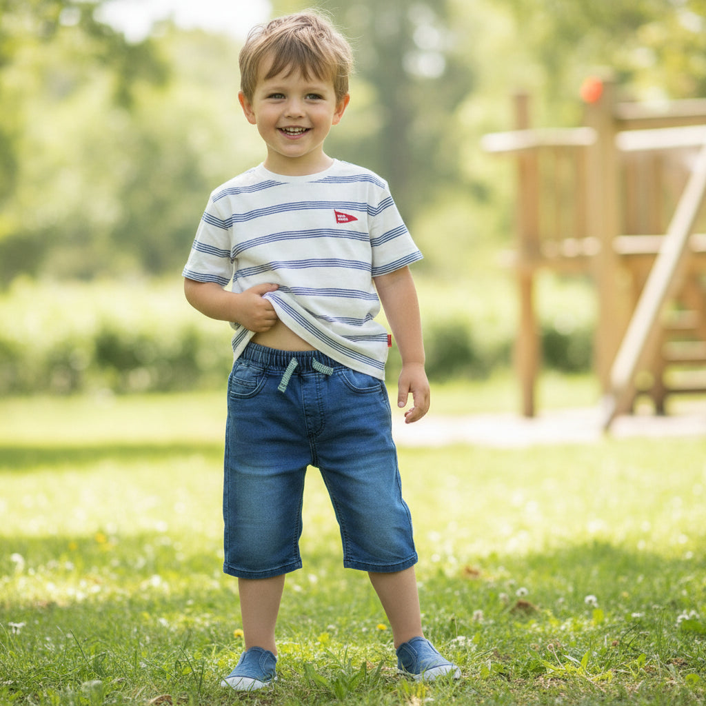 Set Bluejeans T-Shirt Jungs 122/128