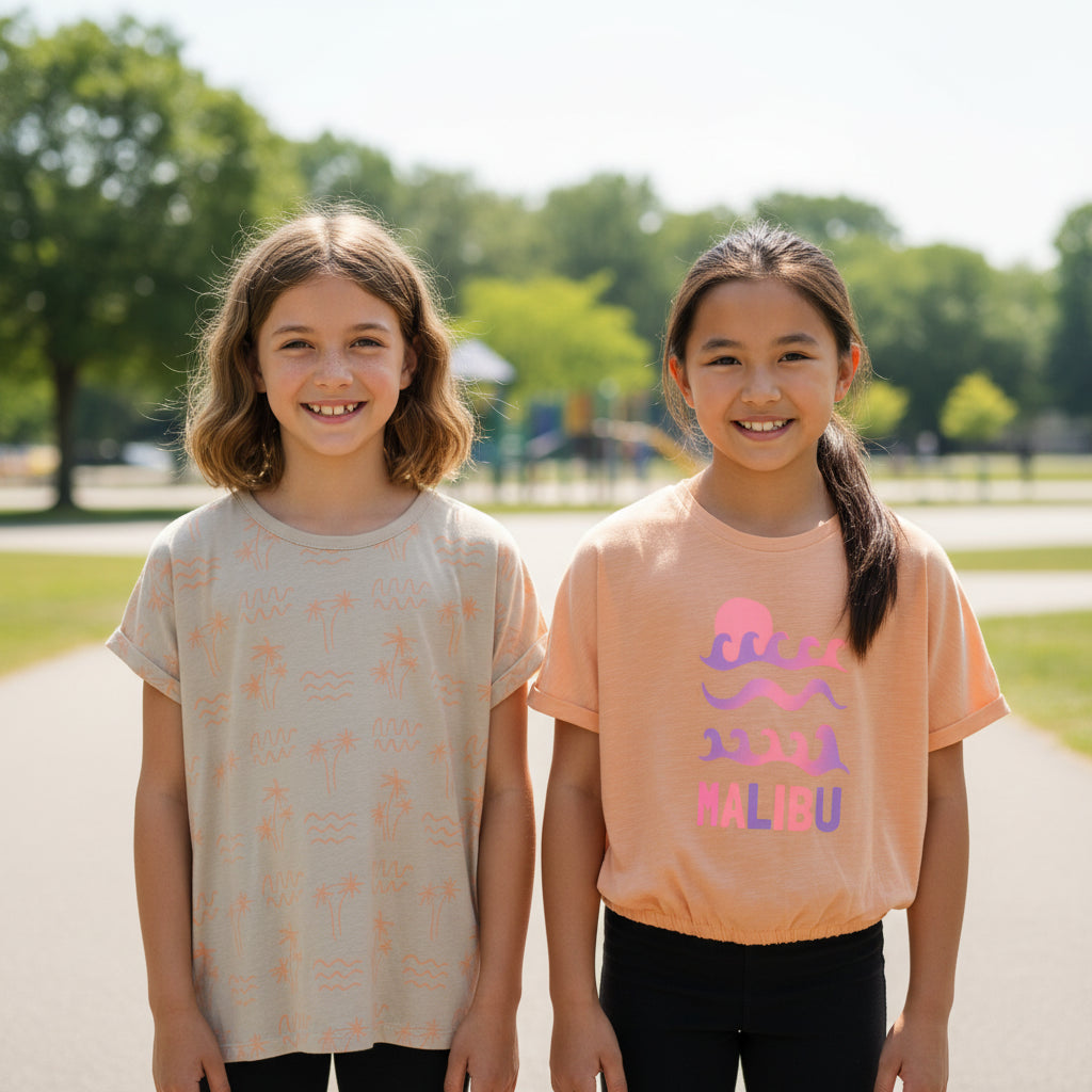 Set T-Shirts Outlet Mädchen 146/152