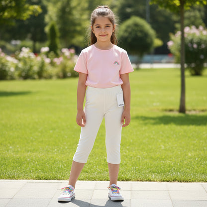 kurze leichte Leggins Mädchen 146/152