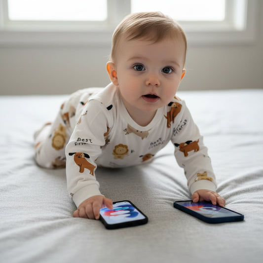 süßer Schlafanzug Baby 74/80