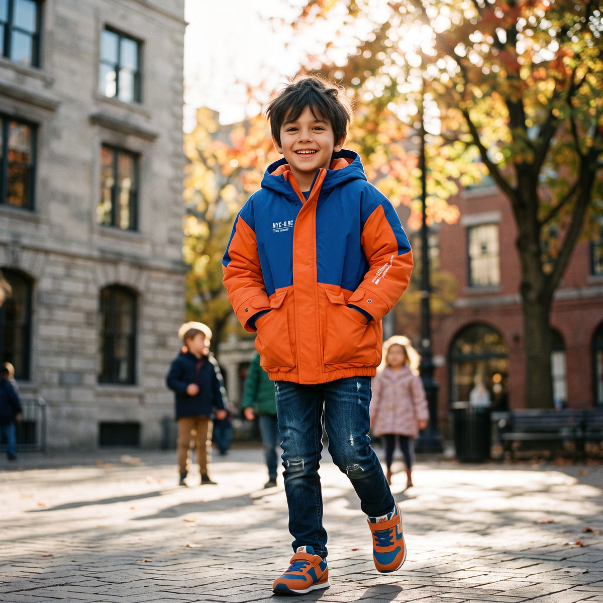 Übergangsjacke mit Kapuze Jungs 110/11 Outlet