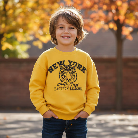 stylischer Pullover mit Tiger Motiv Jungen 122/128