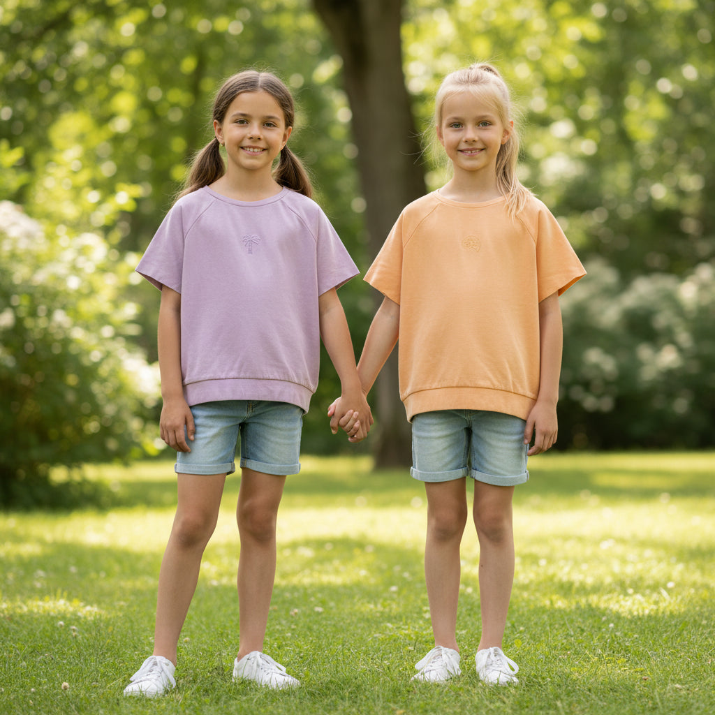 Set T-Shirts Mädchen 122/128