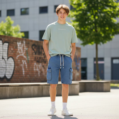 Set Bluejeans kurz T-Shirt Jungs 134/140
