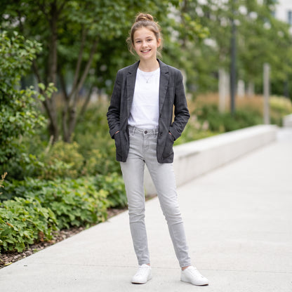 Set grau Jeans Sakko Mädchen 1467152 Outlet