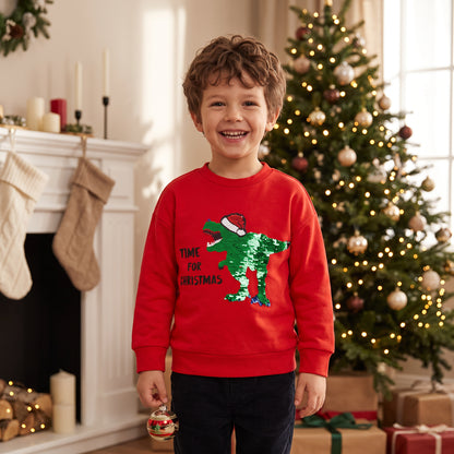 Roter Pulli Dino Jungs 116 Outlet