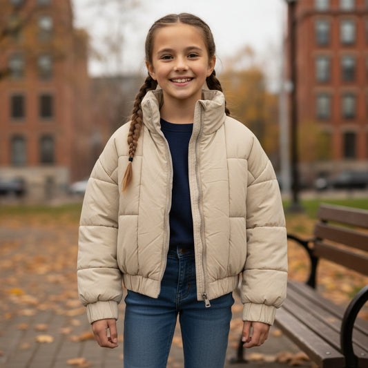 Stylische kuze Winterjacke 110/116