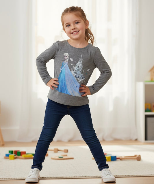Set T-Shirt Motiv Elsa Bluejeans Mädchen 92