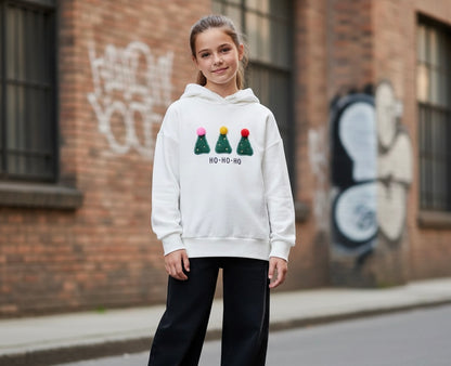 Jeans + Hoodie Weihnachtsmotiv 122 für Mädchen