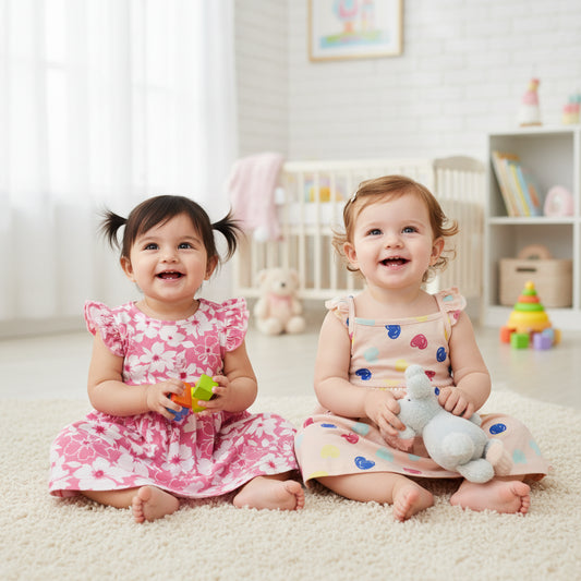 Set Schöne Leichte Kleidchen Babygirl 74/80