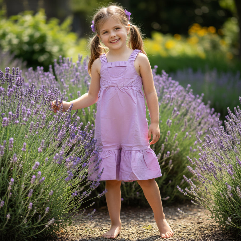 Lila Kleid Mädchen 128/134