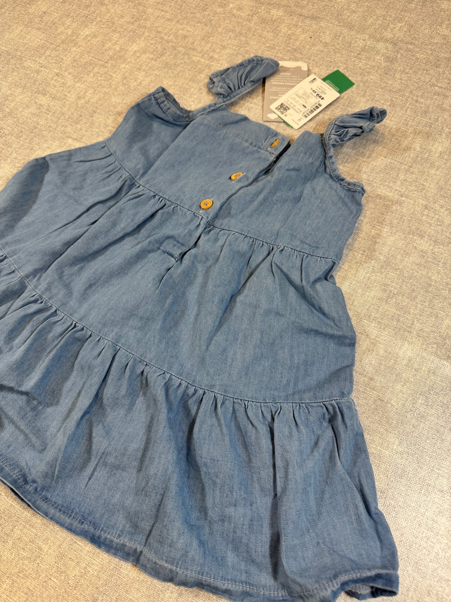 schönes Kleid Jeans Optik 92/98