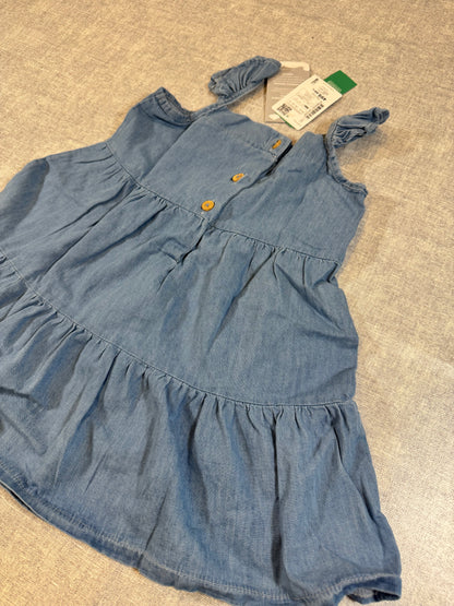 schönes Kleid Jeans Optik 92/98