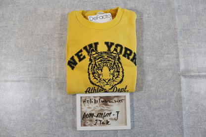 122/128 stylischer Pullover mit Tiger Motiv Jungen