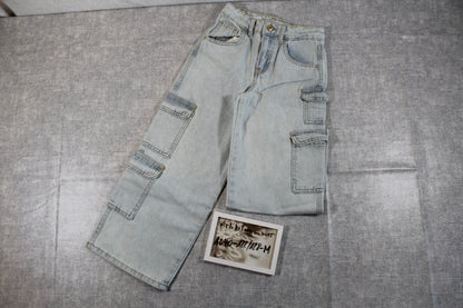 122/128 helle Jeans Mädchen