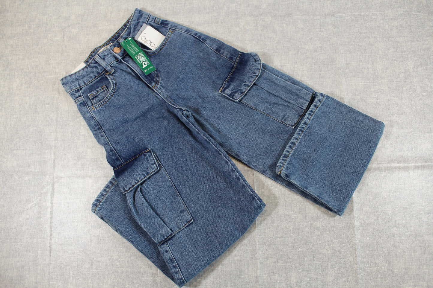 blaue Jeans Mädchen 122/128