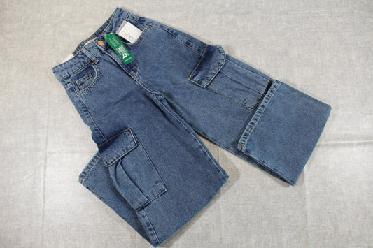 blaue Jeans Mädchen 122/128