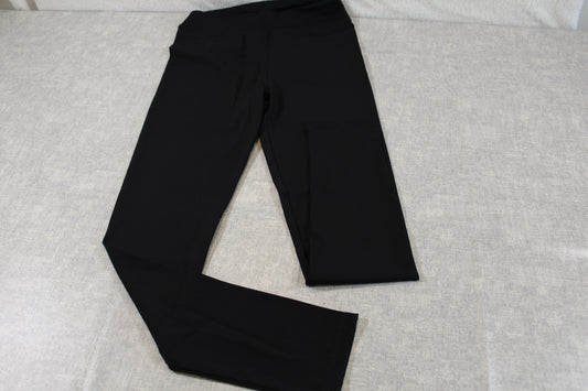 Schwarze bequeme  Leggins Mädchen 146/152