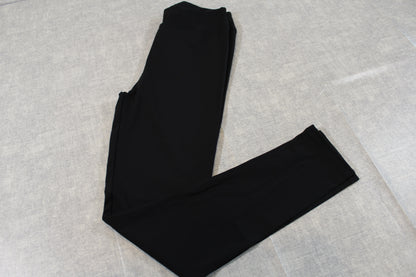Schwarze bequeme  Leggins Mädchen 146/152