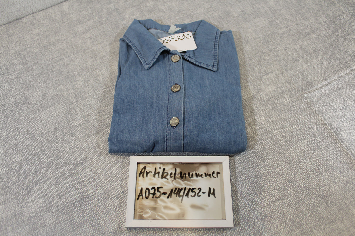 146/152 leichtes Kleid in Jeans Optik Mädchen