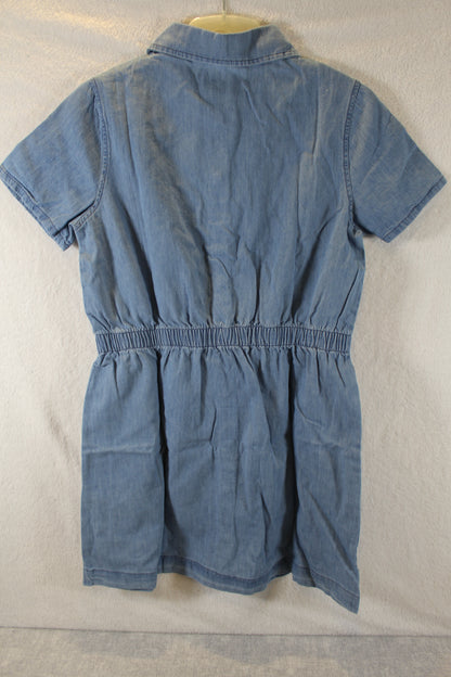 leichtes Kleid in Jeans Optik Mädchen 146/152