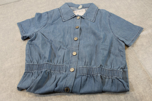 leichtes Kleid in Jeans Optik Mädchen 146/152