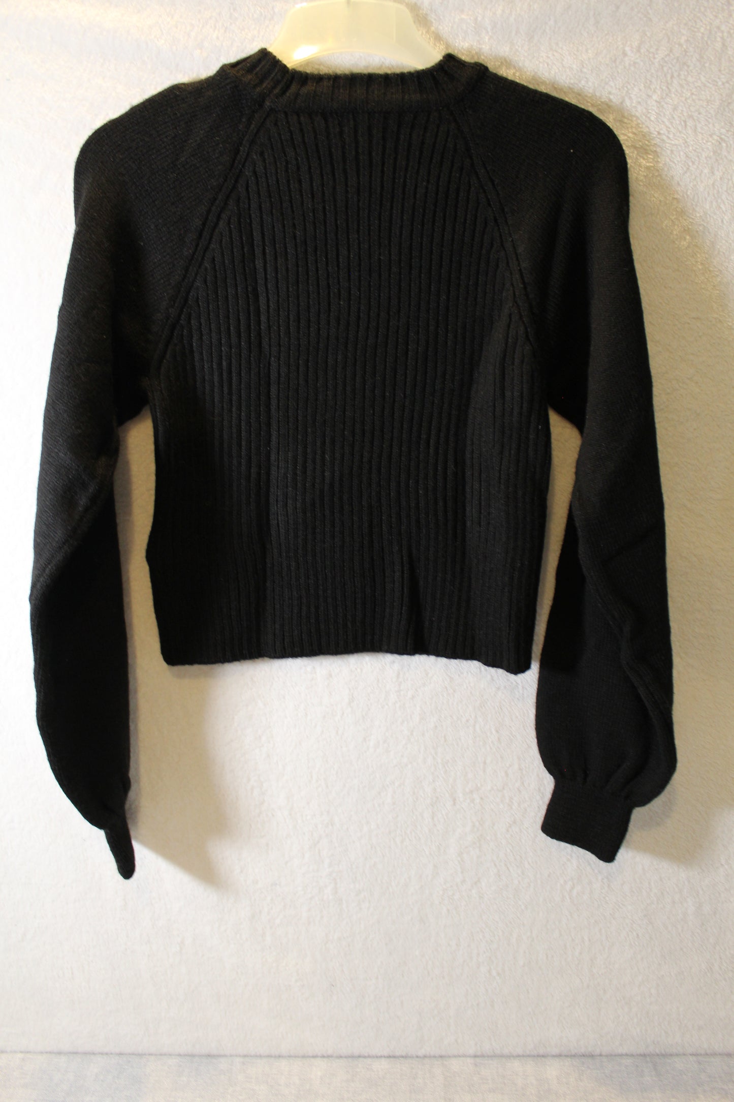 Schwarzer stylischer Pullover Mädchen 146/152