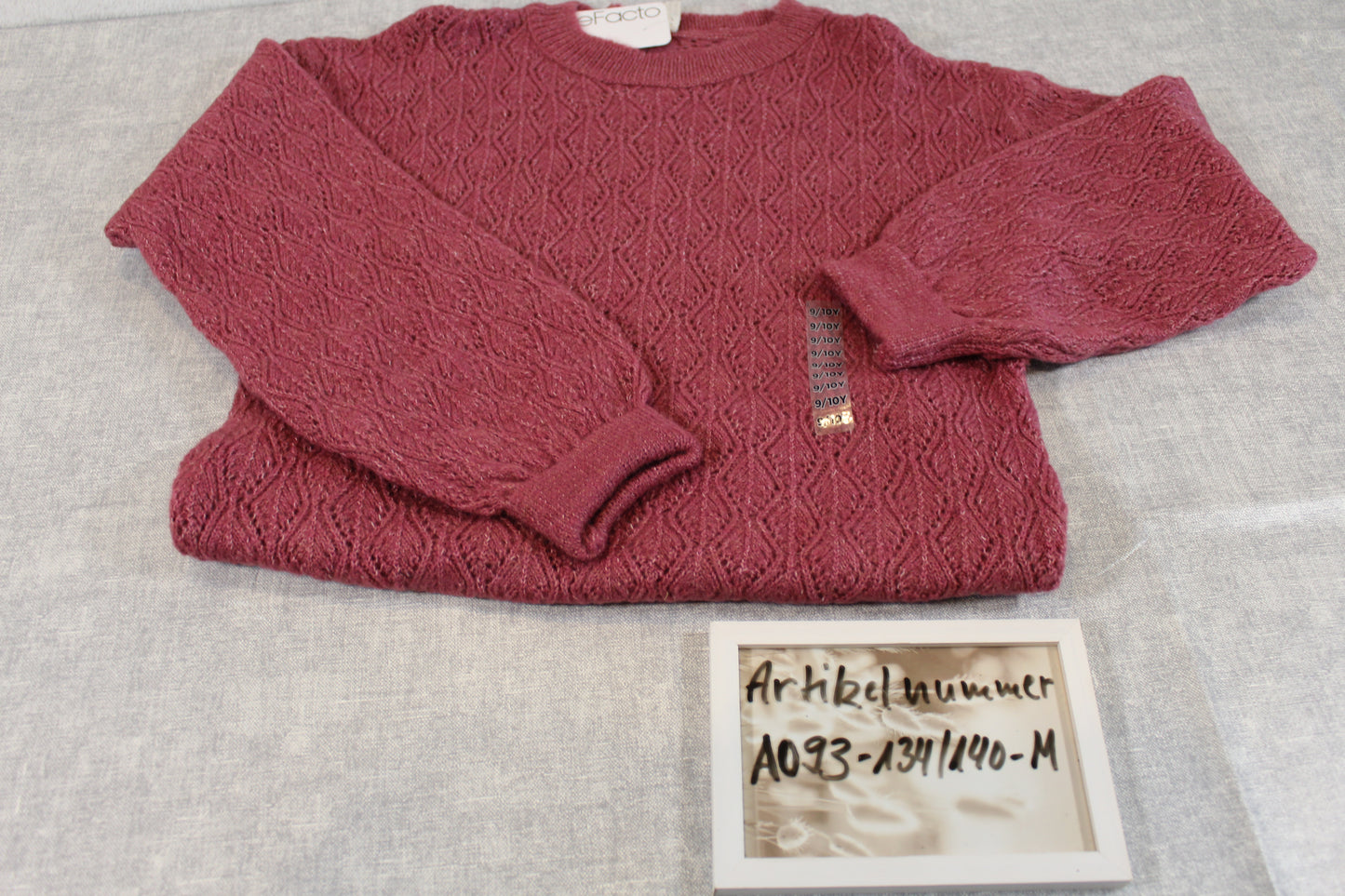 134/140 gemütlicher Pullover Mädchen