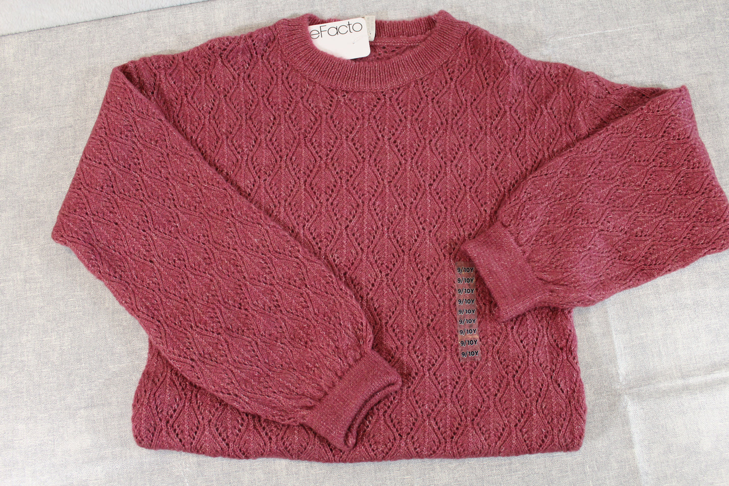 gemütlicher Pullover Mädchen 134/140