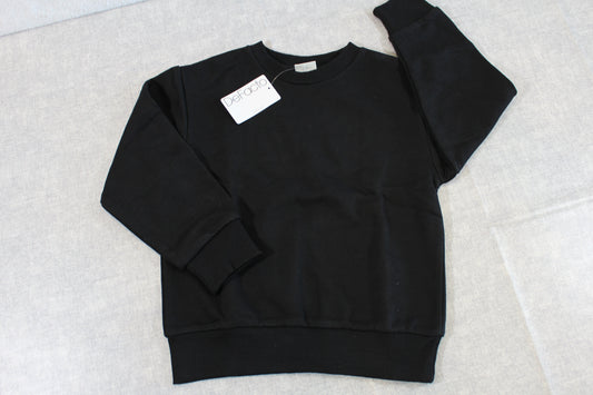 Schwarzer Pullover Jungs 116/122