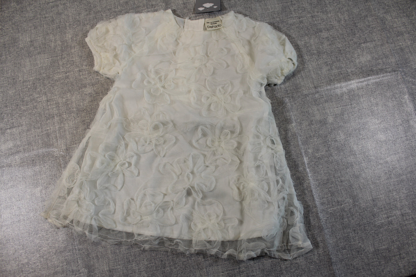 weißes Kleid A-Qualität 80/86