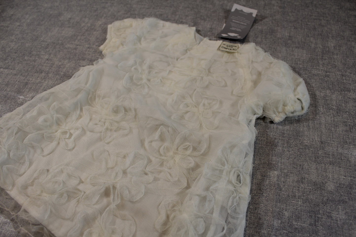 80/86 weißes Kleid A-Qualität