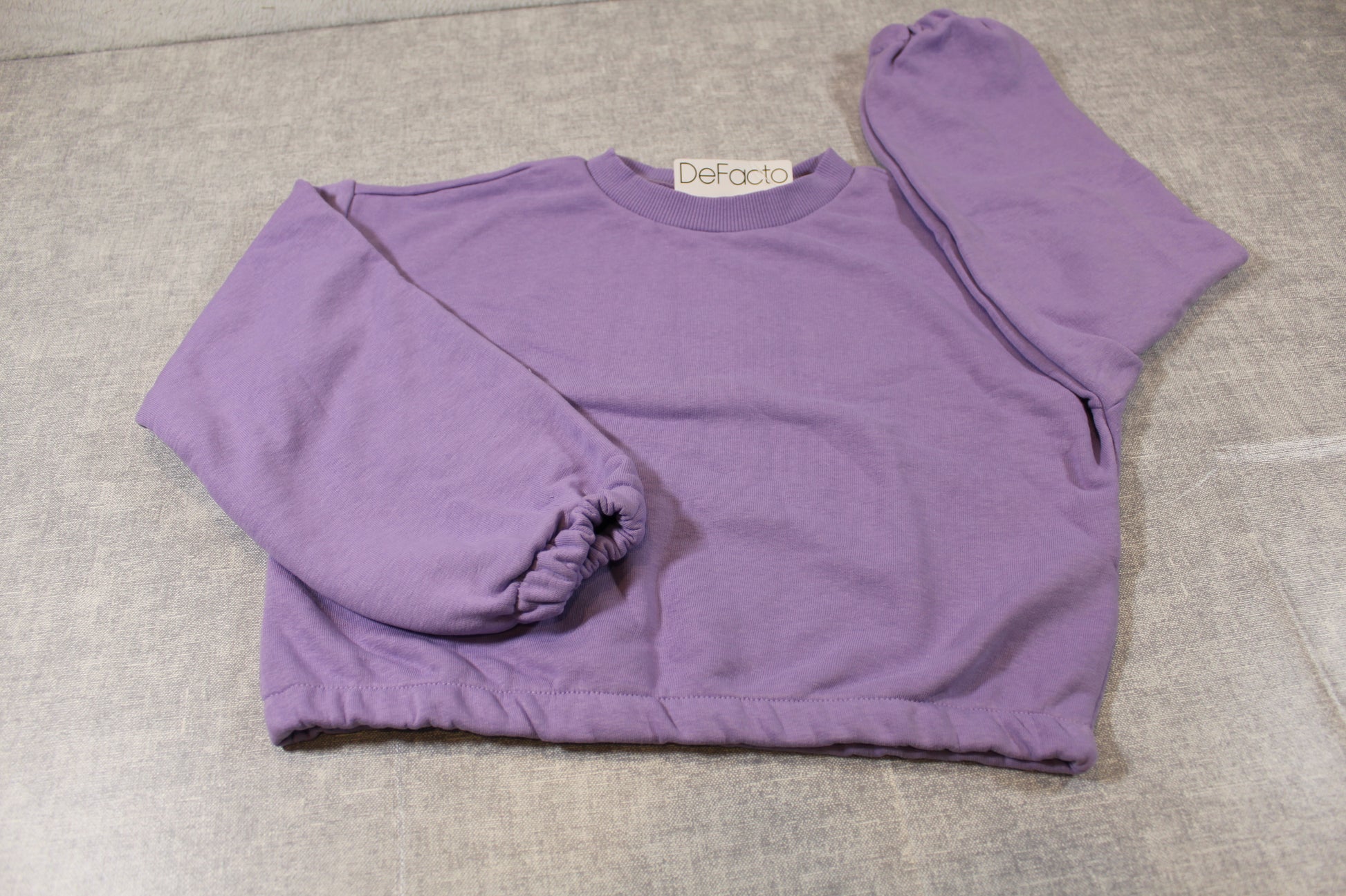 128/134 Lila Pullover Mädchen
