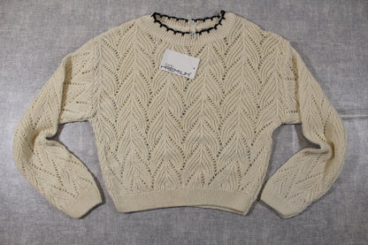 Schöner Strickpullover Mädchen 128/134