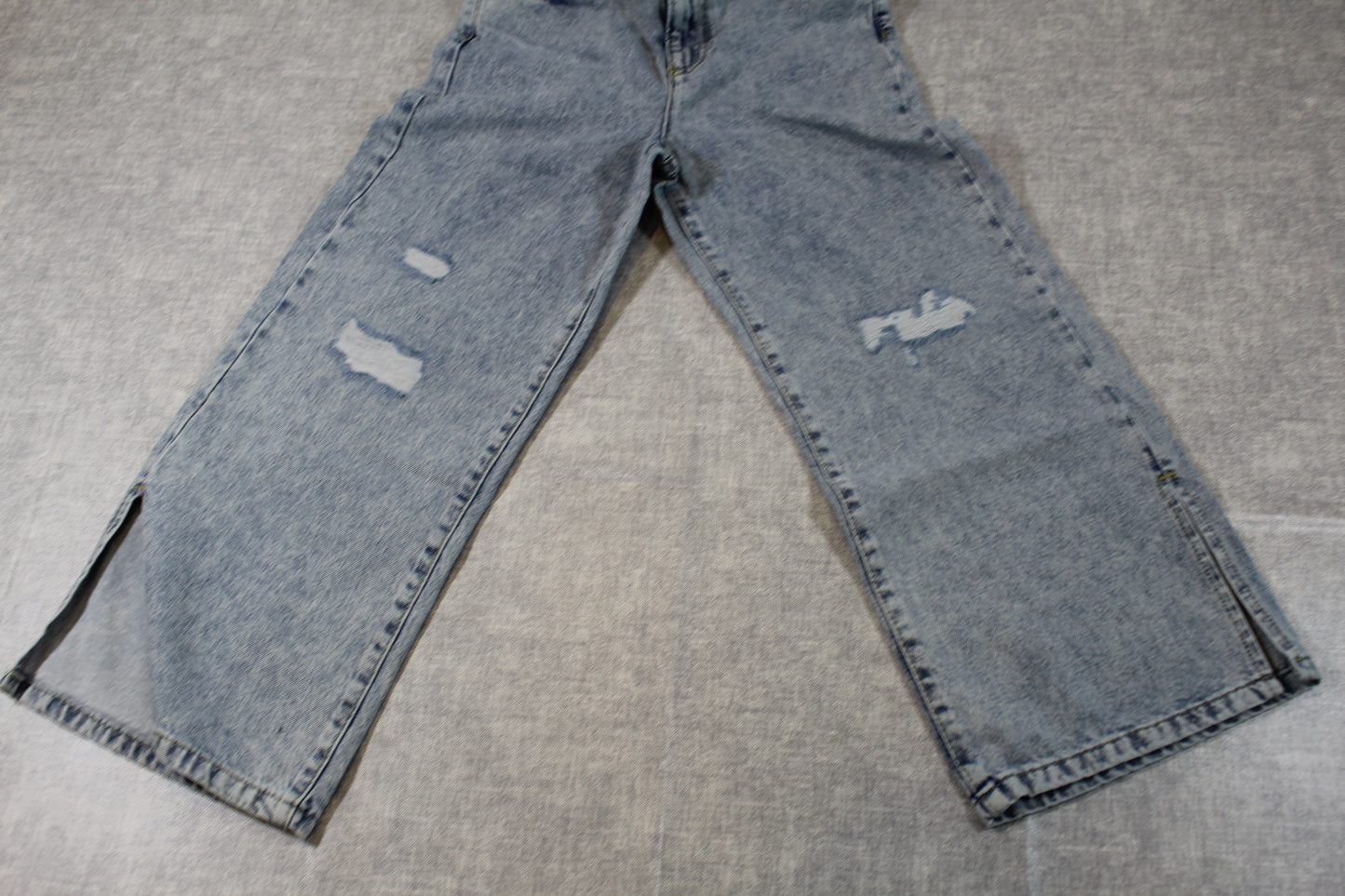 Bekleidungsset stylischer Kapuzenpullover Bluejeans Mädchen 128/134