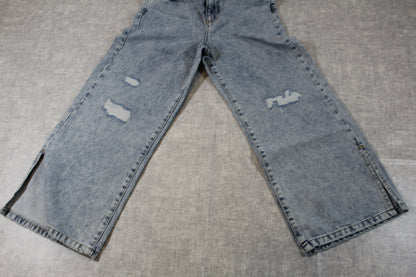 Bekleidungsset stylischer Kapuzenpullover Bluejeans Mädchen 128/134